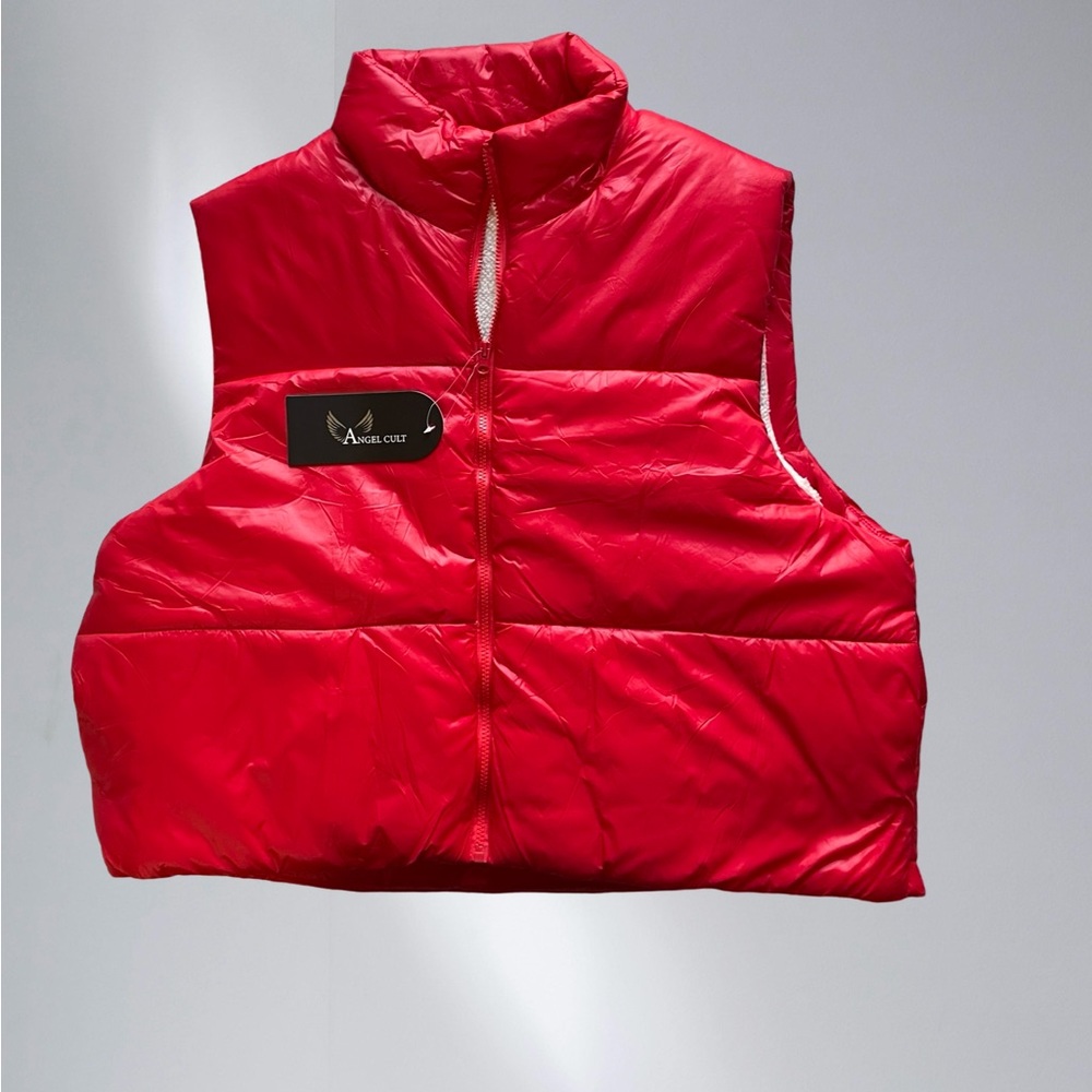 Plus Red Puffer Vest